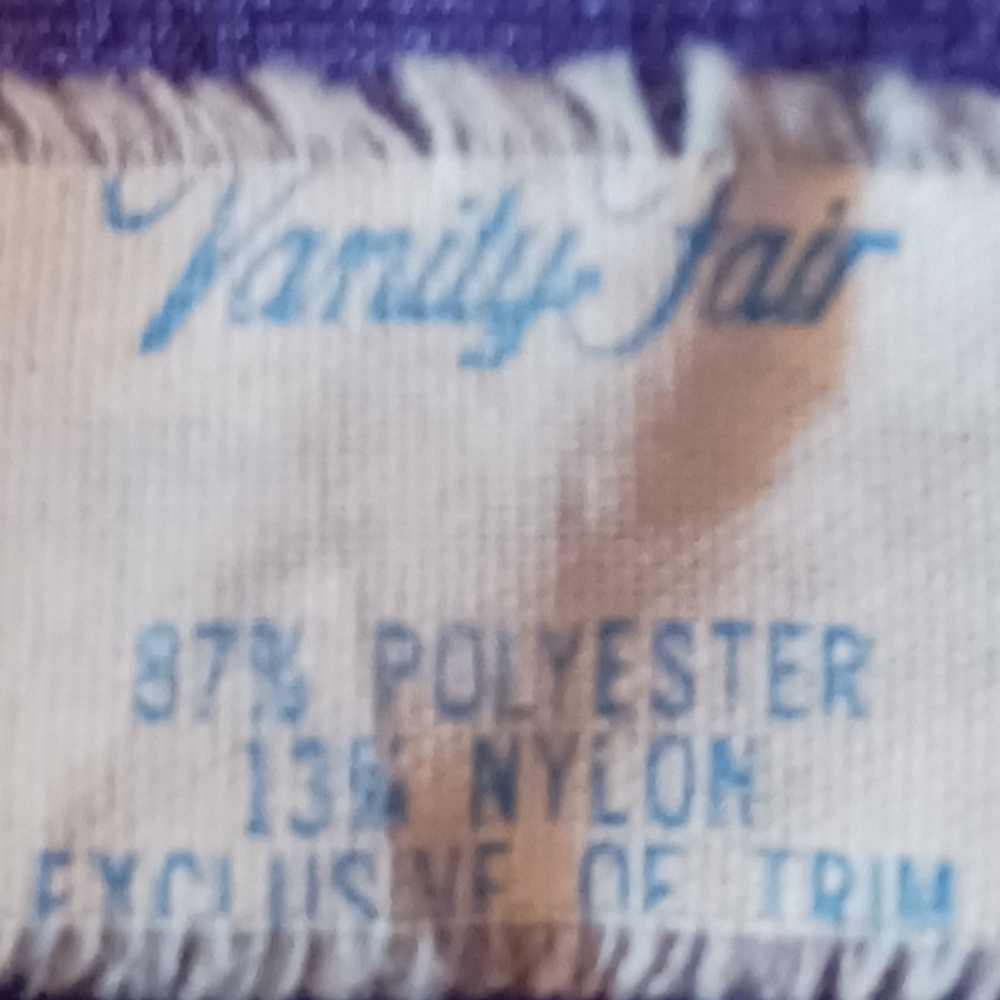 Vintage 90's Vanity Fair Purple Robe - Picture 15 of 15